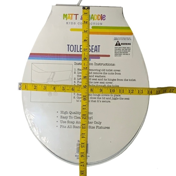 Matt & Maddie Toilet Seat Dinosaur Kids Bath Roar Collection Accessory Blue - Picture 5 of 15